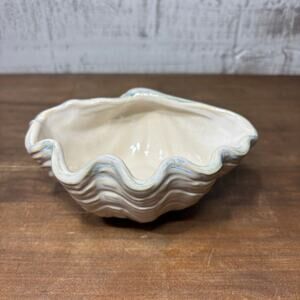 Vintage Seashell Nautical Decor Dish